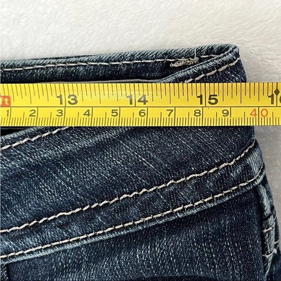 Miss Me Jeans Sz 30x32 Bootcut Sequined Dark Wash Y2K Bling Western JP5124B6 EUC - Picture 5 of 15